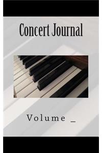 Concert Journal