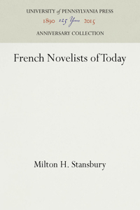 French Novelists of Today