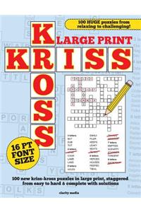 Large Print Kriss Kross Puzzles
