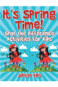 It's Spring Time! Spot the Difference Activities for Kids