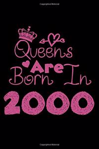 Queens Are Born In 2000 Notebook