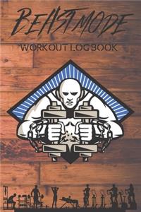 Beast Mode Workout Log Book
