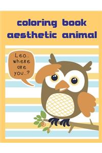 Coloring Book Aesthetic Animal
