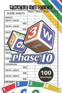 Phase 10 Score Sheets