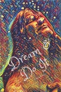 Dream & Do It Inspiration Lover's Gift Pretty Journal for Daily Thoughts Notebook Cute Diary for Women & Girls