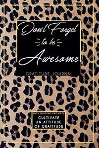 Gratitude Journal With Writing Prompts