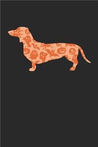 Dachshund Notebook - Halloween Dachshund Journal - Dachshund Gift for Dog Lovers - Dachshund Diary