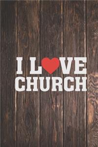 I Love Church - Worship Lover Christian Journal