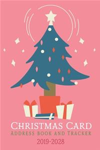 Christmas Card Address Book and Tracker 2019-2028