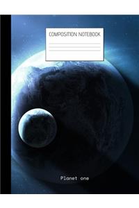 planet one Composition Notebook