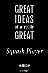 Notebook for Squash Players / Squash Player