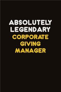 Absolutely Legendary Corporate Giving Manager