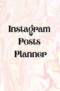 Instagram posts planner