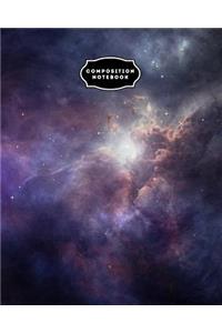 Composition Notebook: Purple Emission Nebula
