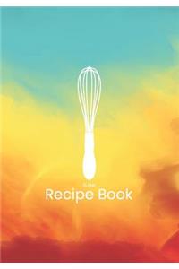 Blank Recipe Book