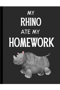 My Rhino Ate My Homework