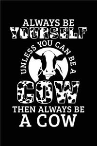 Always Be Yourself Unless You Can Be a Cow Then Always Be a Cow