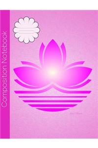 Lotus Flower Composition Notebook