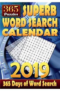 Superb Word Search Calendar 2019. 365 Days of Word Search