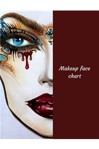 Makeup Face Chart