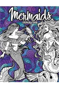 Mermaids Coloring Book