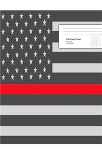 Thin Red Line Composition Notebook
