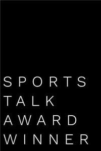 Sports Talk Award Winner