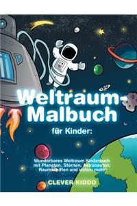 Weltraum-Malbuch für Kinder