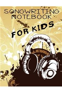Songwriting Notebook For Kids