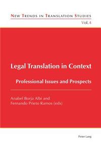 Legal Translation in Context