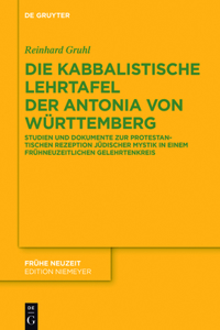 kabbalistische Lehrtafel der Antonia von Württemberg