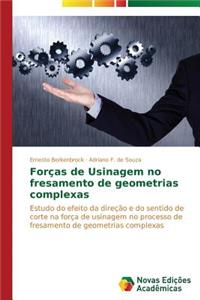 Forças de Usinagem no fresamento de geometrias complexas