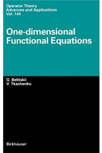 One-Dimensional Functional Equations