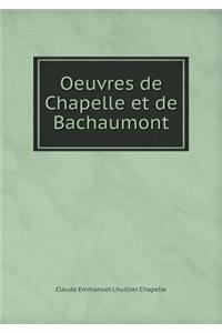 Oeuvres de Chapelle et de Bachaumont