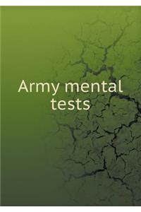 Army Mental Tests