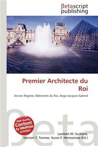 Premier Architecte Du Roi