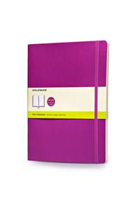 Moleskine Soft Extra Large Orchid Purple Plain Notebook