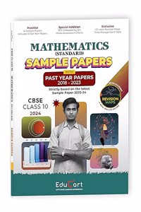 Educart CBSE Mathematics Standard Class 10 Sample Paper 2023-24 (Introducing Revision Maps and Past Year Papers) 2024