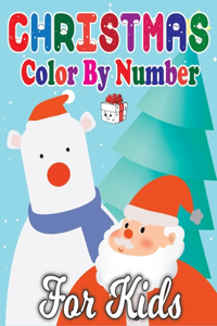 Christmas Color By Number For Kids