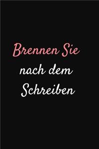 burn after writing deutsch