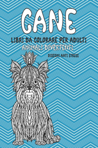 Libri da colorare per adulti - Disegni Anti stress - Animali divertenti - Cane