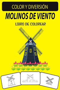 Molinos de Viento Libro de Colorear