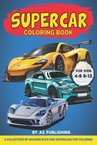 Supercar Coloring Book For Kids