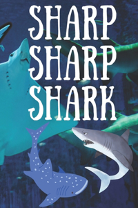 Sharp sharp shark, the best shark coloring book ever.