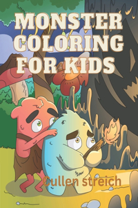 Monster coloring for kids