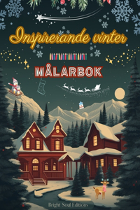 Inspirerande vinter Målarbok Fantastiska vinter- och julelement i underbara kreativa mönster