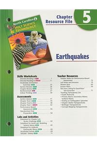 Holt Science & Technology North Carolina Grade 6 Chapter 5 Resource File: Earthquakes