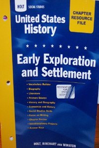 Crf Early Exp/Stlmnt Hss: Us Hist 2006