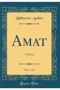 Amat, Vol. 1 of 3: A Novel (Classic Reprint)