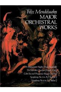 Major Orchestral Works in Full Score